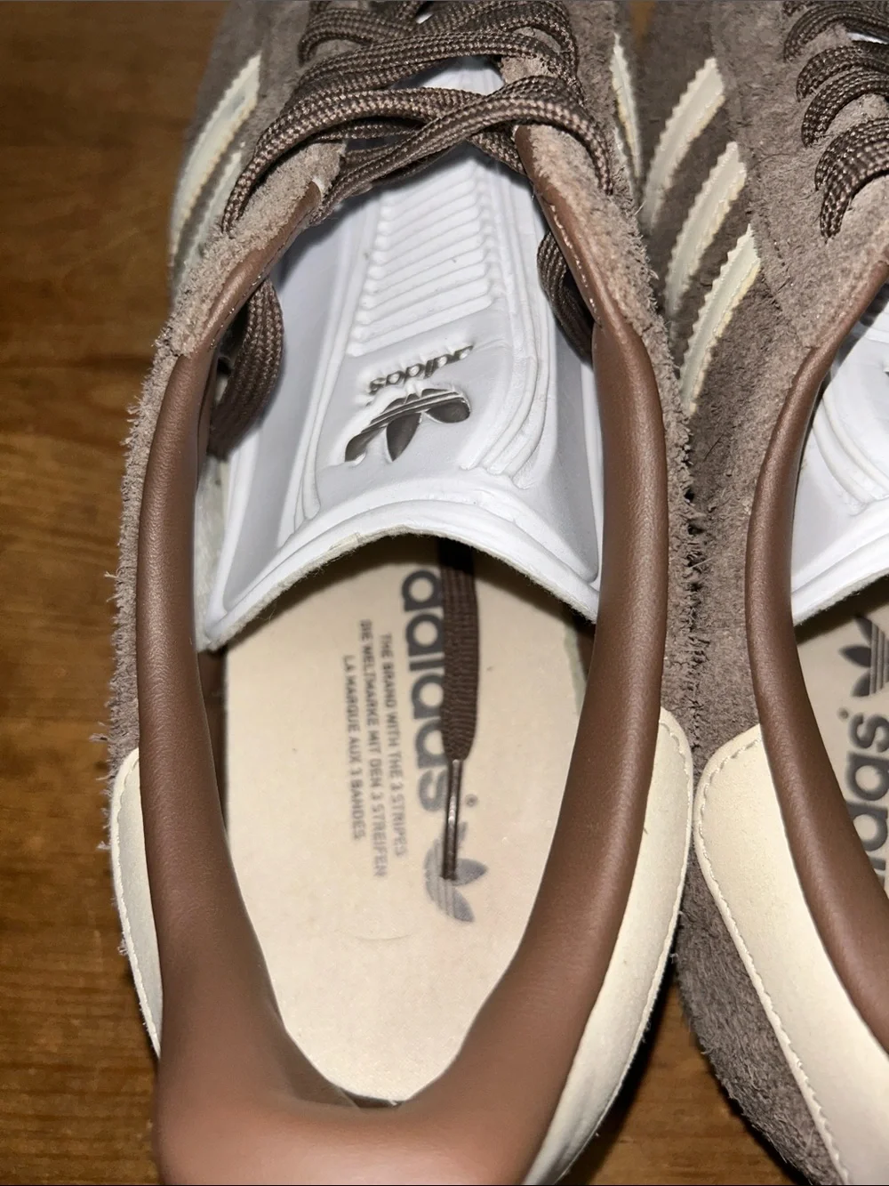 Adidas Originals Gazelle Brown Suede Sneakers Men’s Casual Shoes Size 11